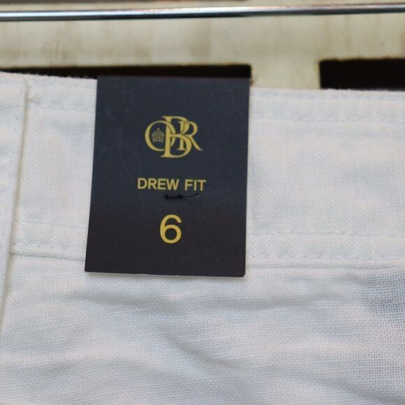 Outback Red White Linen Drew Fit Pants Size 6 - Picture 7 of 10